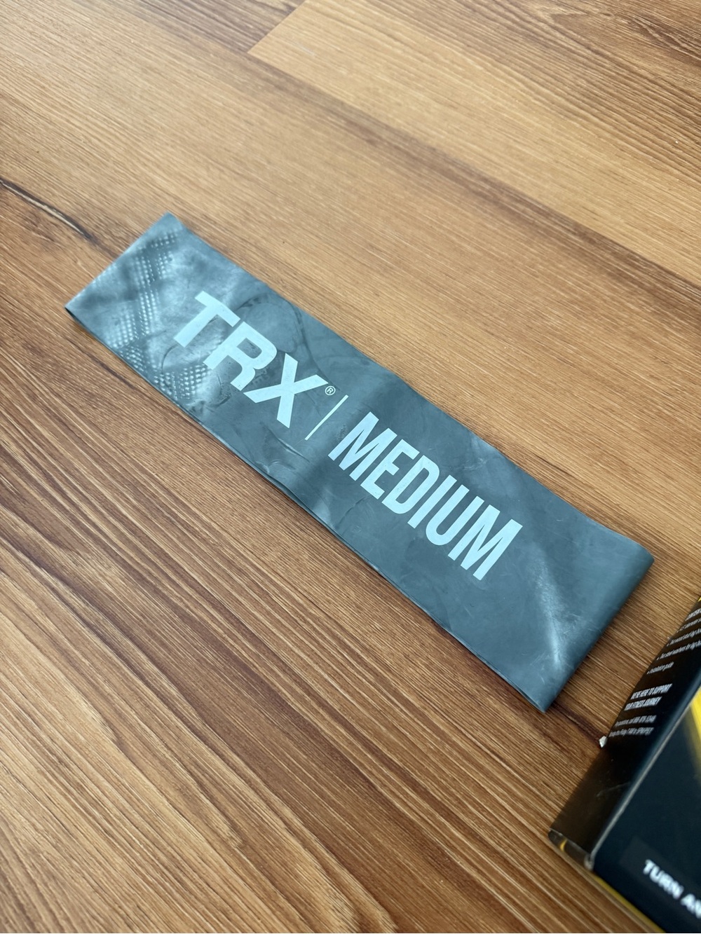 TRX Medium Resistance Band Set with Black Running Bottle Belt and Accessories - Picture 6 of 10